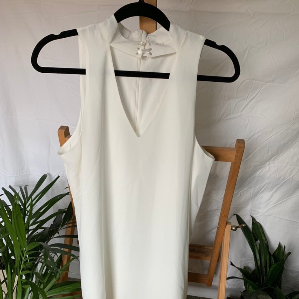 Naked Zebra White Dress